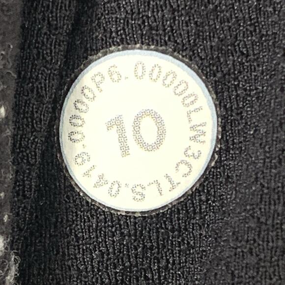 LULULEMON Runderful Long Sleeve 10 Jacquard Black White Slim Fit Thumbholes EUC - Picture 9 of 9